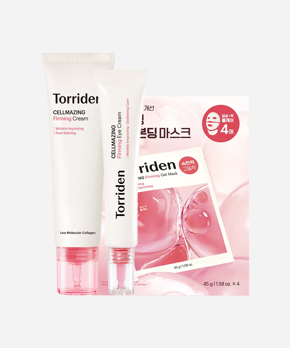 [3종세트] 셀메이징 저분자 콜라겐 탄력 겔 마스크 4매+셀메이징 탄력 크림 60ml+탄력 아이크림 30ml