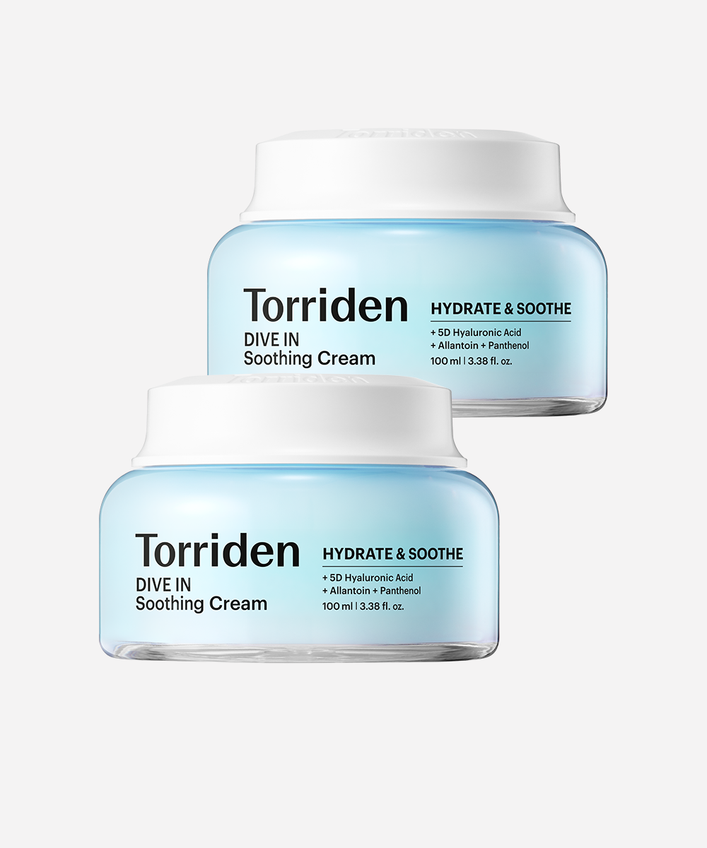 [NEW] [2개묶음] 다이브인 저분자 히알루론산 수딩 크림 100ml (+스킨부스터 30ml)